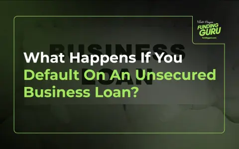 Learn what happens if you default on an unsecured business loan. This graphic from Funding Guru explains the consequences.