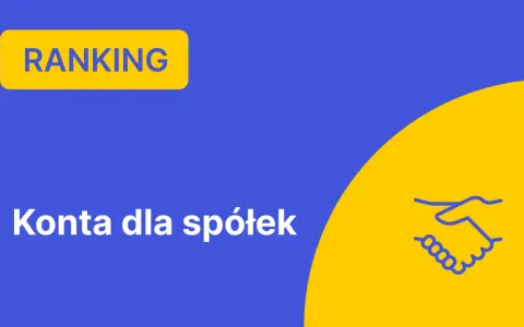 Ranking kont dla spółek z oo. Ikona uścisku dłoni symbolizuje współpracę i dobre relacje biznesowe.