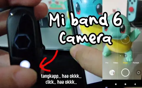Jak włączyć aparat w Mi Band 6 i zdalnie robić zdjęcia?