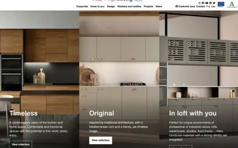 Muebles de cocina fabricantes: diseños modernos y funcionales. Explora colecciones atemporales, originales y de estilo loft.