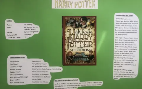 Buchvorstellung Harry Potter und der Stein der Weisen: Fakten, handelnde Personen und Inhaltsangabe des ersten Harry Potter Buches.