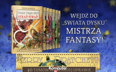 Kolekcja książek Terry'ego Pratchetta "Świat Dysku" w twardej oprawie. Wejdź do świata mistrza fantasy!