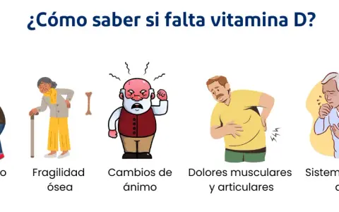 Vitamina D baja: Síntomas clave y cuándo ir al médico