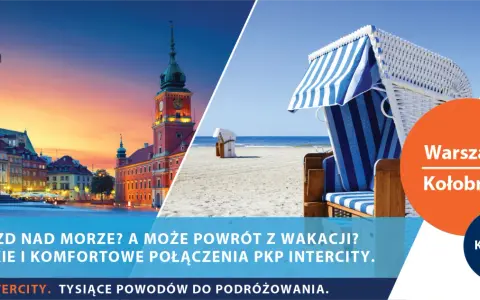 Warszawa Kołobrzeg: szybkie i komfortowe połączenia PKP Intercity. Wyjazd nad morze? Powrót z wakacji? Kup bilet!