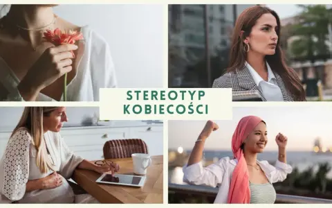 Różnorodne cechy kobiety: delikatność z kwiatem, siła w biznesie, macierzyństwo i radość życia.