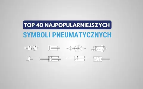 Grafika prezentuje schematyczne oznaczenia zaworów pneumatycznych, kluczowe dla zrozumienia układów automatyki.
