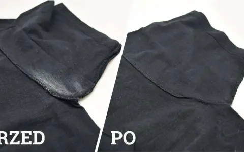 Jak usunąć ślady po dezodorancie na czarnej bluzce skutecznie i tanio