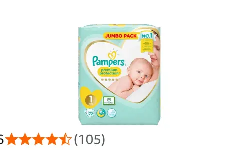 Pampers Premium Protection, rozmiar 1, Jumbo Pack. Sprawdź, ile kosztuje paczka pampersów dla Twojego maluszka.