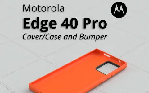 Pomarańczowe etui Motorola Edge 40 Pro, idealne do ochrony Twojego telefonu.