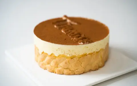 Pyszne tiramisu czekoladowe, udekorowane kakao i kremem. Idealne na deser.