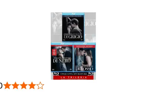 La trilogia di "Cinquanta Sfumature" in Blu-ray, con le versioni estese dei film.