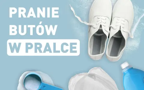 Białe buty, proszek do prania, worek i płyn. Dowiedz się, czy new balance można prać w pralce, by zachować ich świeżość.