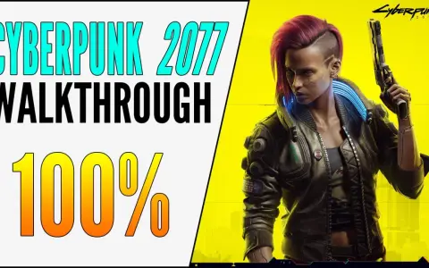 Una mujer con pelo rojo y pistola, lista para un **guía cyberpunk 2077** al 100%.
