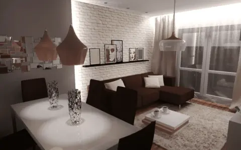 Jak pomalować salon z ciemnymi meblami, by optycznie go powiększyć