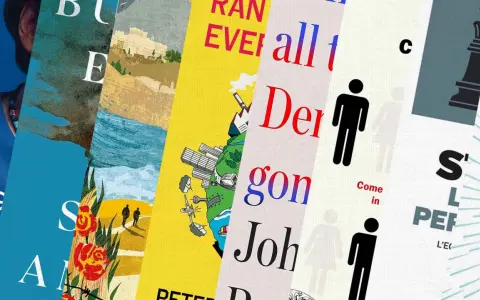 Copertine di libri di attualità con titoli e grafiche varie, tra cui figure stilizzate, scacchi e paesaggi.
