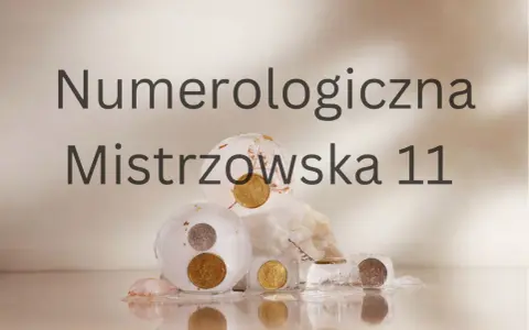Monety w lodowych kulach i kostkach, symbolizujące numerologiczną Mistrzowską 11.