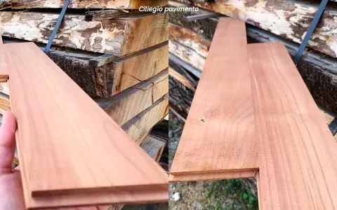 Legno di ciliegio per pavimenti, con venature delicate. Il prezzo legno ciliegio al metro cubo varia in base alla qualità e alla stagionatura.