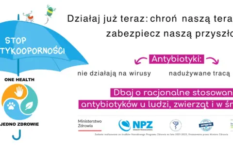 Antybiotyki nie działają na wirusy, więc na grypę ich się nie stosuje. Dbaj o racjonalne ich użycie.