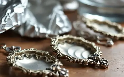 Jak wyczyścić srebrną biżuterię folią aluminiową i przywrócić jej blask