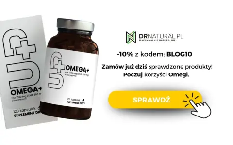Omega 3 na co? Suplement diety OMEGA+ z EPA i DHA. Poczuj korzyści dla zdrowia. Zamów z rabatem!