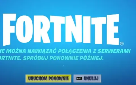 Awaria Fortnite: Co robić gdy popularna gra nie działa? Porady