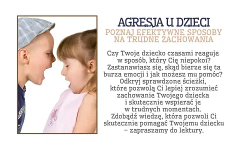 Dzieci w konflikcie, tekst o tym, jak sobie radzić z agresją u dzieci i trudnymi zachowaniami.