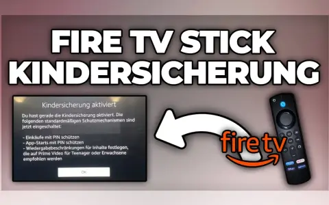 Apps auf Fire TV Stick sperren: Anleitung & PIN vergessen?