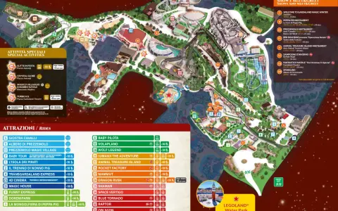 Gardaland mappa 2026: attrazioni, novità e segreti anti-coda