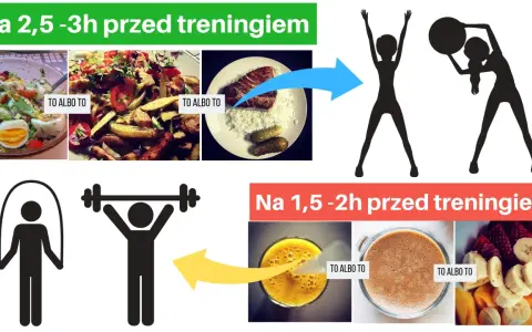 Co jeść przed treningiem: sałatka z jajkiem, ziemniaki z mięsem, smoothie, owoce.