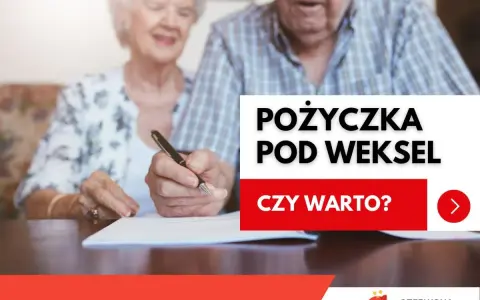 Starsza para podpisuje dokumenty. Pożyczka pod weksel od prywatnych inwestorów. Czy warto?
