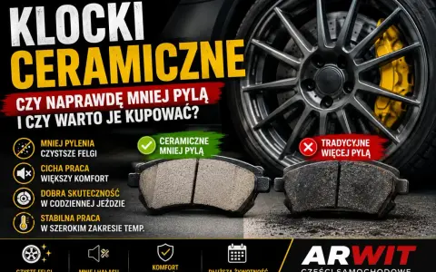 Klocki ceramiczne do zwykłych tarcz: czystsze felgi, cichsza praca i lepsza skuteczność. Porównanie z tradycyjnymi.