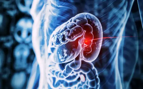 Anatomical illustration of a magnified spleen with a red highlight, suggesting a problem. Learn what to eat with an enlarged spleen.