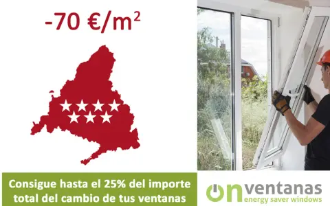 Descuento en ventanas en Madrid. Aprovecha la normativa para renovar tus ventanas y ahorra hasta el 25%.