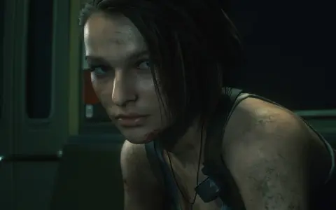 Jill Valentine z Resident Evil 3 Remake, brudna i poraniona, wygląda jak żywcem wyjęta z koszmaru. To właśnie **remaster co to** – odświeżona wersja klasyki.