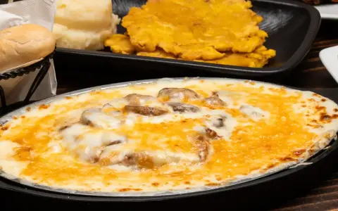 Menú de restaurante suculento barra gastronómica: sabores irresistibles