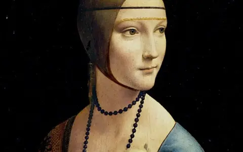 Dama z gronostajem ciekawostki: portret Cecylii Gallerani, ukochanej Ludwika Sforzy, z jej zwierzątkiem.