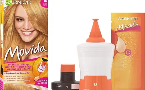 Boîte de coloration Garnier Movida 10 Blond Doré. Avis sur ce shampoing colorant : facile, sans ammoniaque, pour une couleur naturelle et des reflets lumineux.