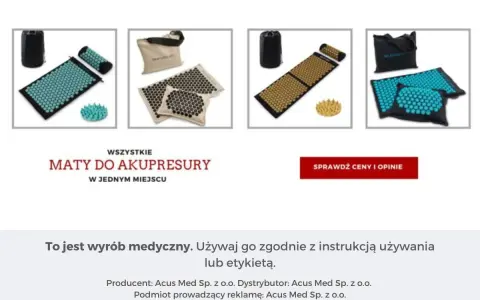 Zestaw do akupresury: maty i poduszki w różnych kolorach, idealne do relaksu i łagodzenia bólu.