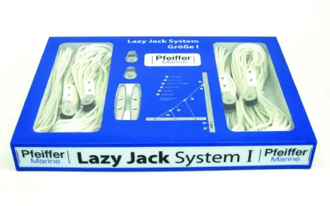 Pfeiffer Marine Lazy Jack System I: Alles für den einfachen Selbstbau. Enthält Seile, Blöcke und eine Anleitung.