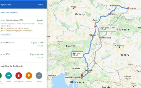 Ile jedzie autokar do Chorwacji? Sprawdź czas podróży i trasy