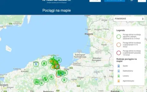 Gdzie jest pociąg mapa – śledź lokalizację pociągów w czasie rzeczywistym