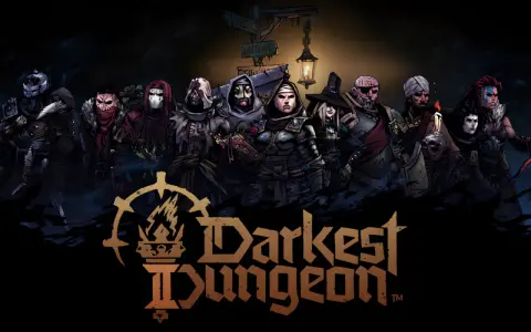 Grupa bohaterów z gry Darkest Dungeon 2 na PS5, gotowa na mroczne wyzwania.