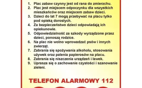 Plac zabaw: Kto może wejść? Regulamin, bezpieczeństwo i dobre maniery.