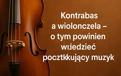 Kontrabas a wiolonczela – różnica. Początkujący muzyk powinien wiedzieć, jak je odróżnić.