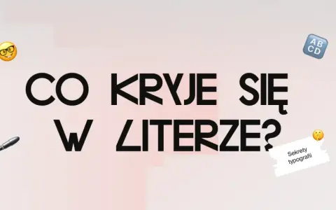 Co kryje się w literze? Odkryj sekrety typografii z tym zabawnym obrazkiem! 🤓✍️