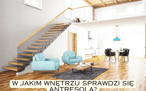 Nowoczesne wnętrze z antresolą, schodami i meblami. Dowiedz się, ile kosztuje antresola i jak ją wkomponować.