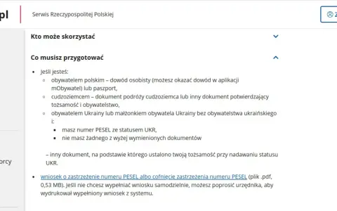 Jak odblokować PESEL? Strona gov.pl wyjaśnia, jakie dokumenty są potrzebne dla obywateli Polski, cudzoziemców i obywateli Ukrainy.