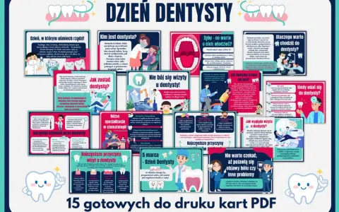 5 marca - Dzień Dentysty! Dowiedz się, kim jest dentysta, dlaczego warto chodzić na wizyty i jak dbać o uśmiech.