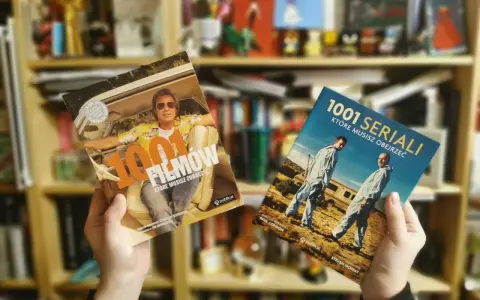 Dwie książki o filmach i serialach, idealne na film na w. Jedna z Bradem Pittem, druga z bohaterami "Breaking Bad".
