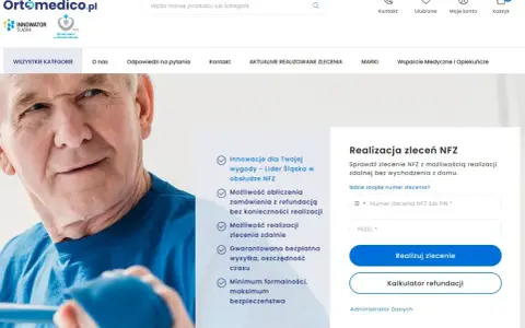 Sprawdź zlecenie na pieluchomajtki NFZ na stronie Ortomedico.pl. Wpisz numer zlecenia lub PIN, aby zrealizować je zdalnie.